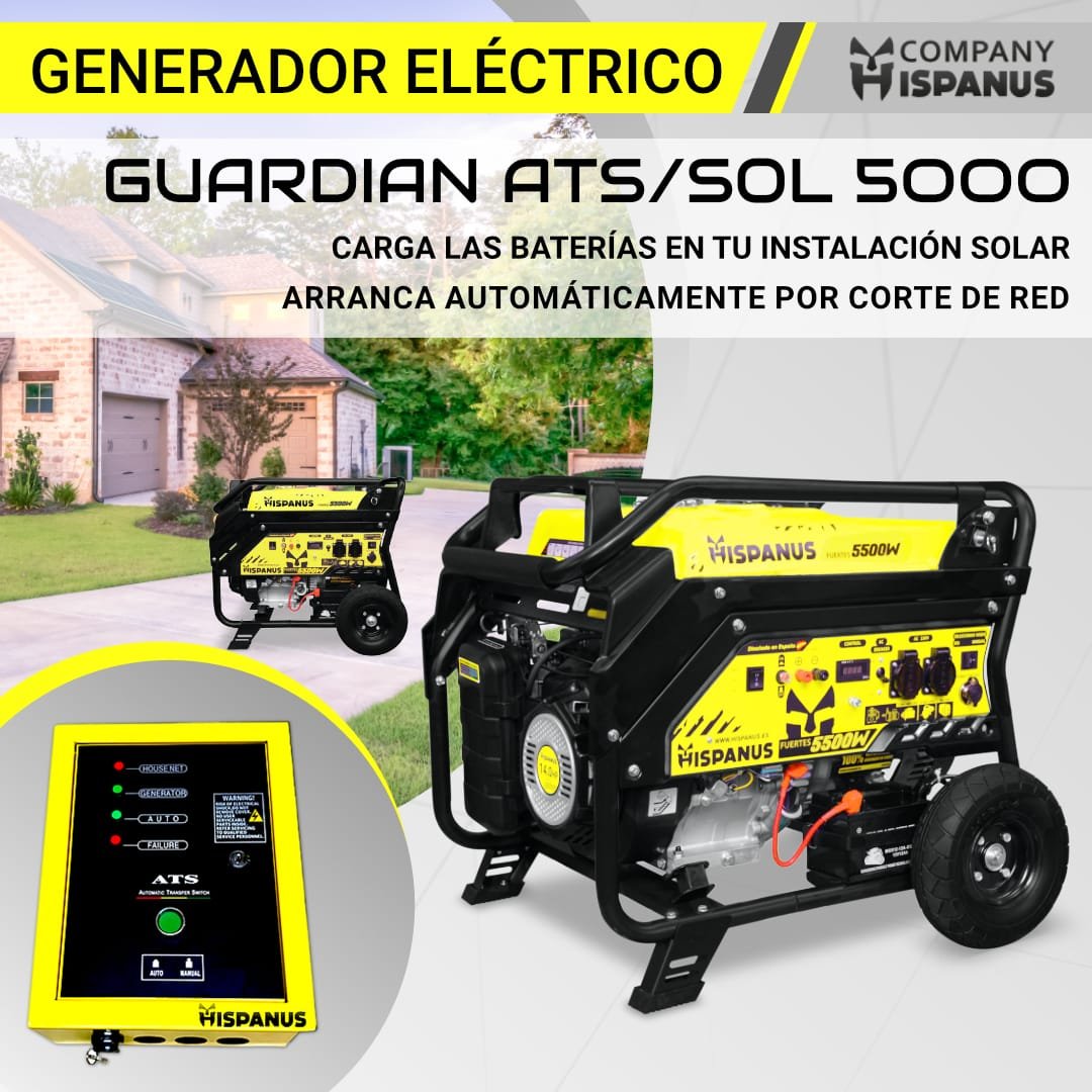 generador de apoyo solar
