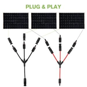 CONECTOR TRIPLE PARA PANELES SOLARES